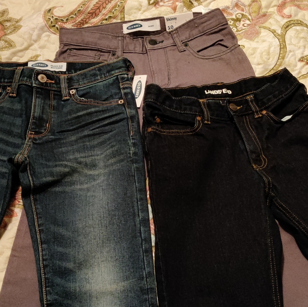 3 boy's jeans, size 10.